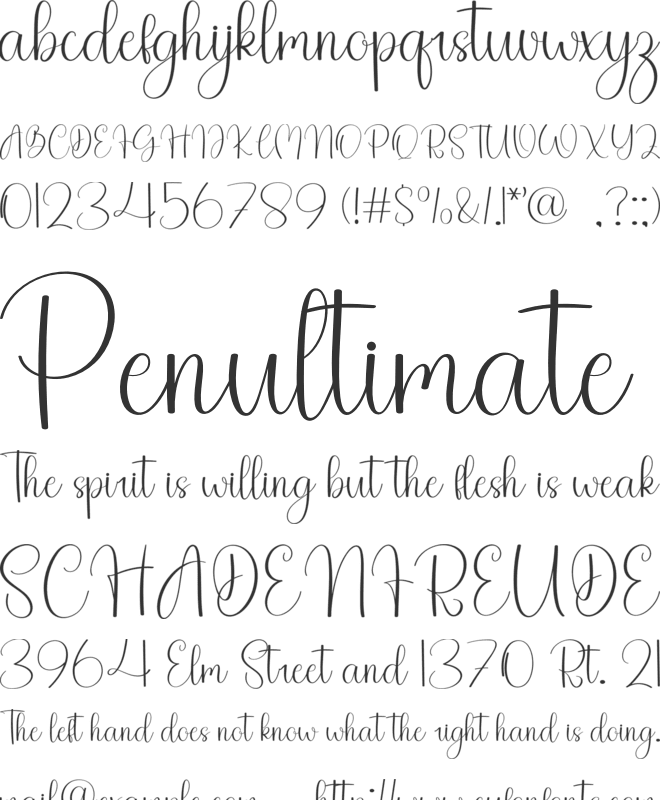 Christmas In Juli font preview