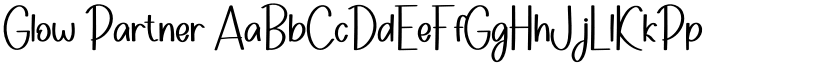 Glow Partner font download