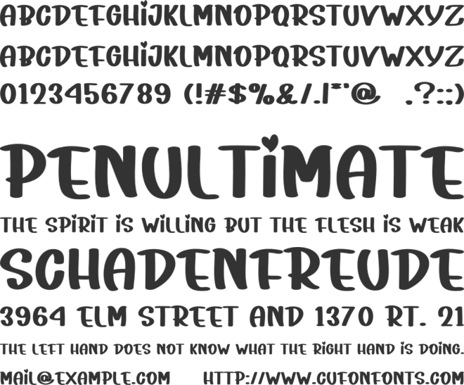 Barbie Room font preview