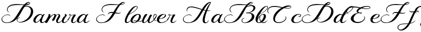 Damira Flower font