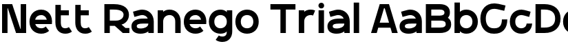 Nett Ranego Trial font