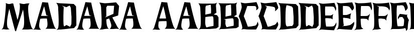 Madara font
