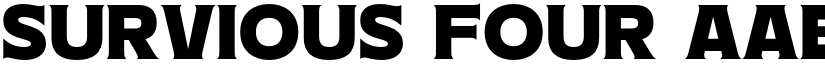 Survious Four font download