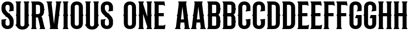 Survious One font