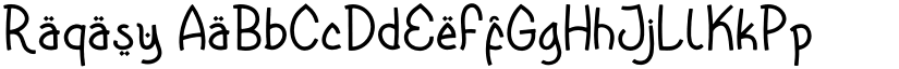 Raqasy font download