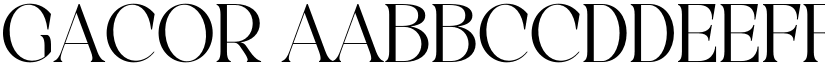 Gacor Font : Download Free for Desktop & Webfont