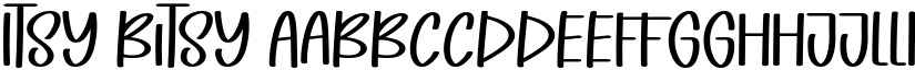 Itsy Bitsy font download