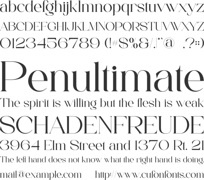 Emotte font preview