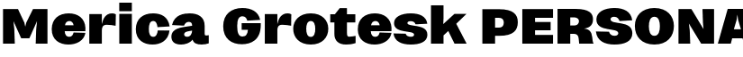 Merica Grotesk PERSONAL USE font