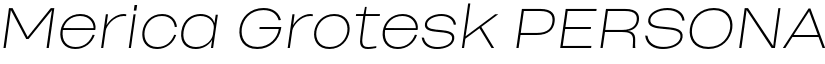 Merica Grotesk PERSONAL USE font