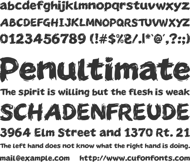 La Meute Furieuse font preview