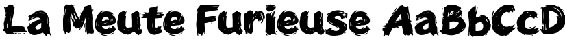 La Meute Furieuse font download