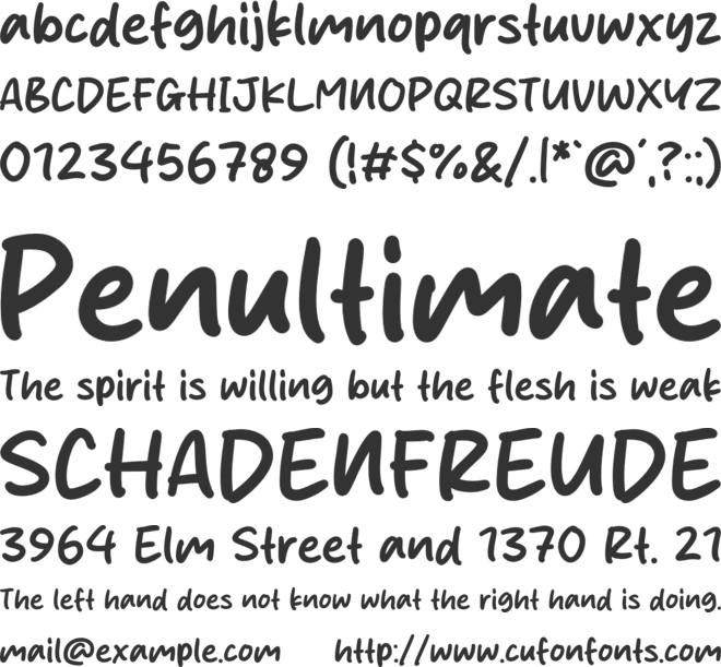 Mozzarella Cheese font preview