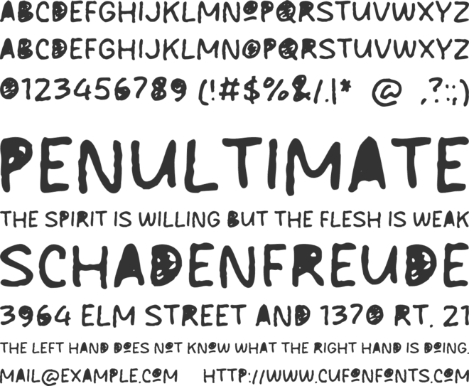 Combat Sport font preview