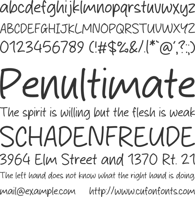 Still Alone font preview