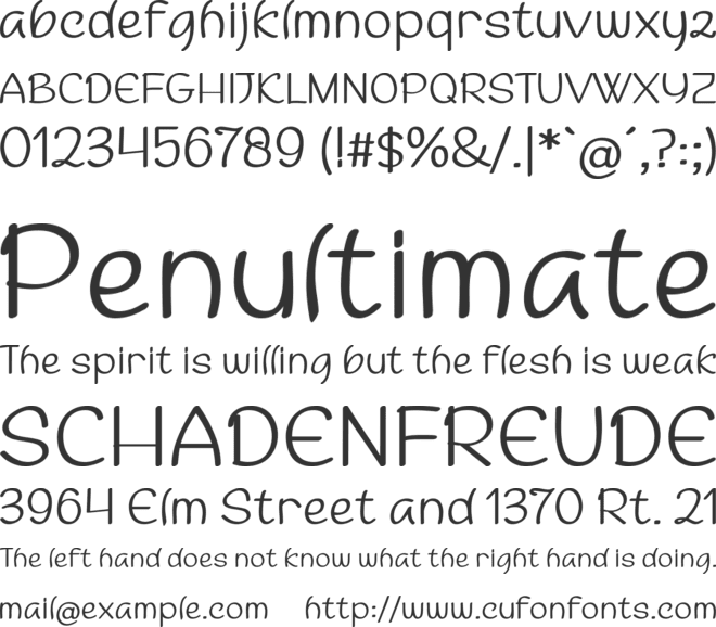 Always Give font preview
