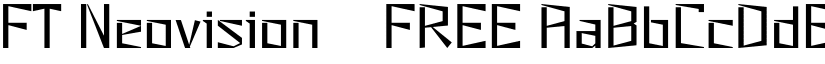 FT Neovision - FREE font download