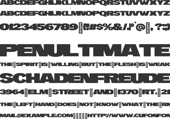 Wild Trave font preview