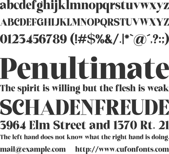 HELONEA font preview