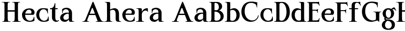 Hecta Ahera font download