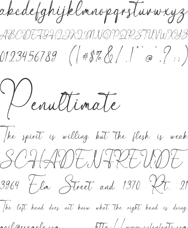 Majestica Royale font preview