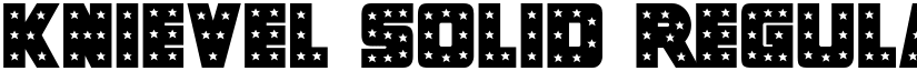 Knievel Solid Regular font