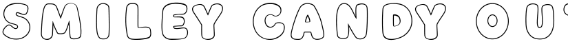 Smiley Candy Outline font