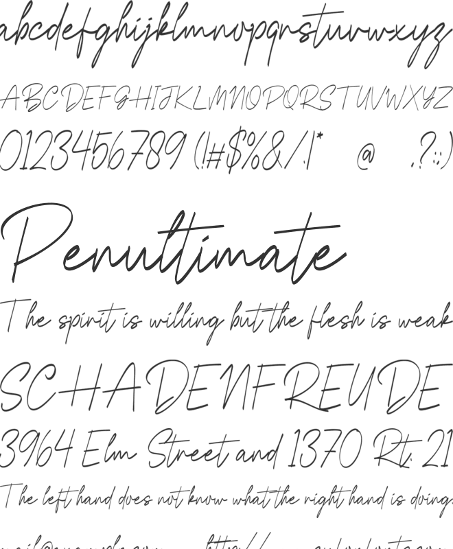 Rollandio font preview