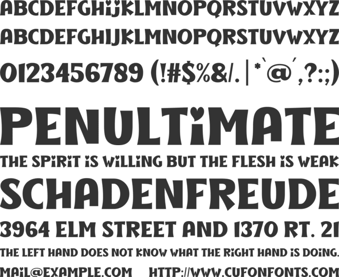 Kindly Share font preview