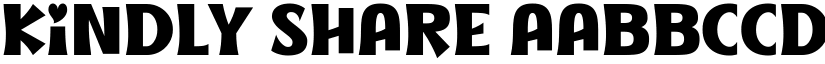 Kindly Share font download