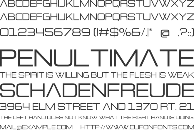 Vatora font preview