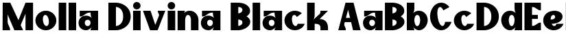 Molla Divina Black font