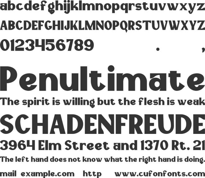 Molla Divina font preview