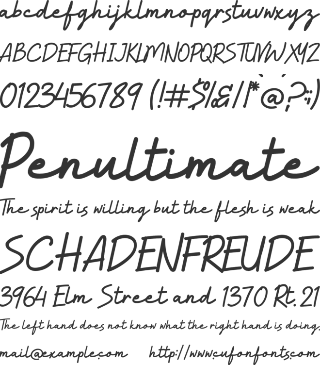 Alysa Beauty font preview