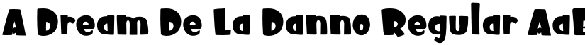 A Dream De La Danno Regular font