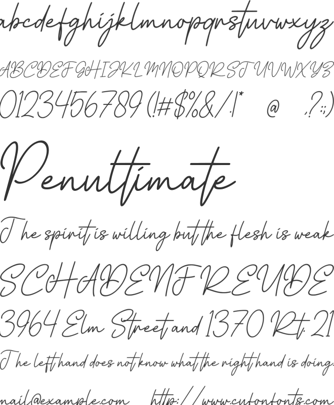 Kieran Munroe font preview