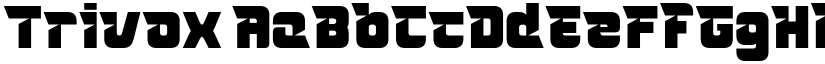 Trivox font download