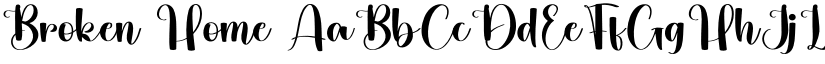Broken Home font download