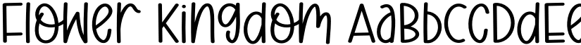 Flower Kingdom font