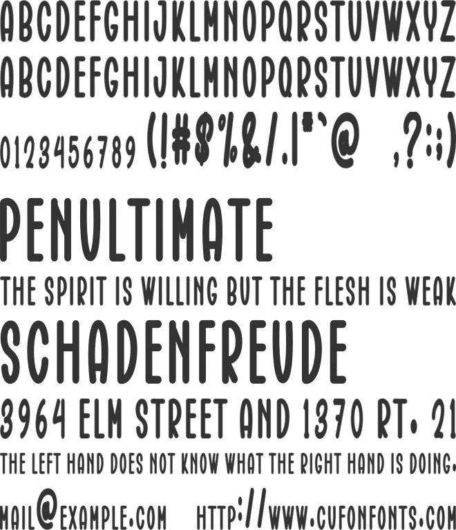 Daily Planner font preview