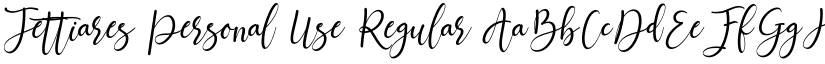 Jettiares Personal Use Regular font