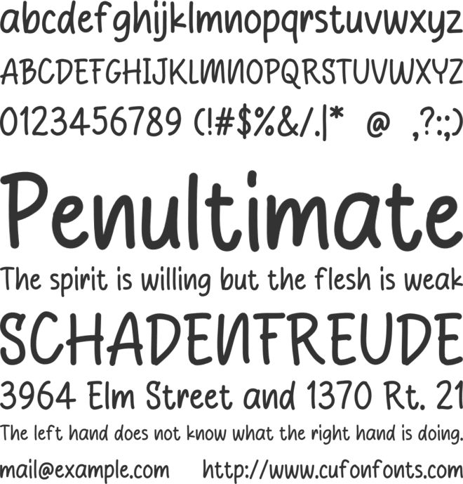 Island Funny font preview