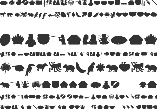 Emoji Amazon 01 font preview