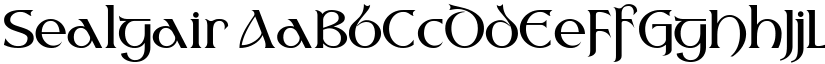 Sealgair font download