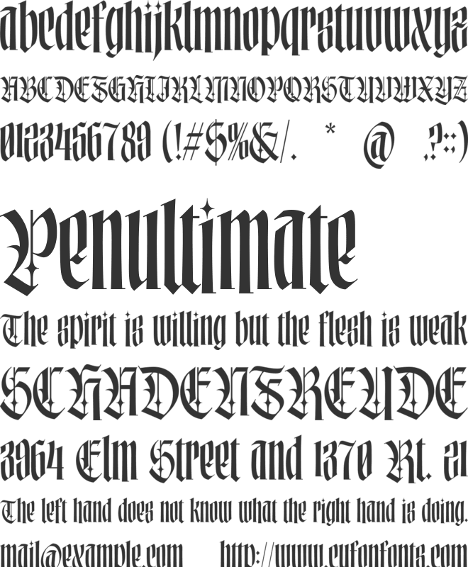 Marble Galaxy font preview
