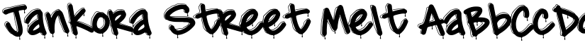 Jankora Street Melt font