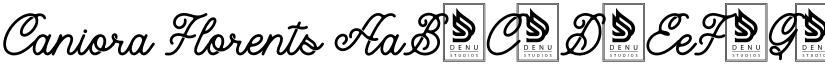 Caniora Florents font download