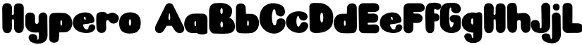 Hypero font