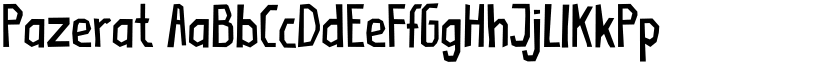 Pazerat font download
