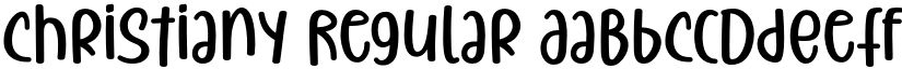 Christiany Regular font